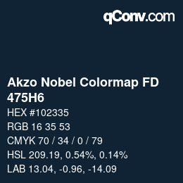 カラーコード: Akzo Nobel Colormap FD - 475H6 | qconv.com