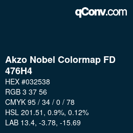 Código de color: Akzo Nobel Colormap FD - 476H4 | qconv.com