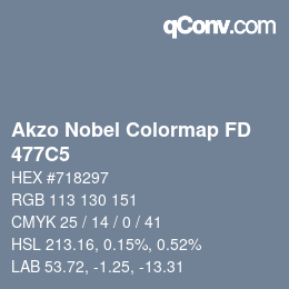 カラーコード: Akzo Nobel Colormap FD - 477C5 | qconv.com