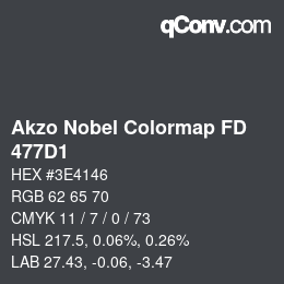 カラーコード: Akzo Nobel Colormap FD - 477D1 | qconv.com