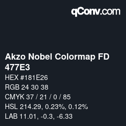 Farbcode: Akzo Nobel Colormap FD - 477E3 | qconv.com