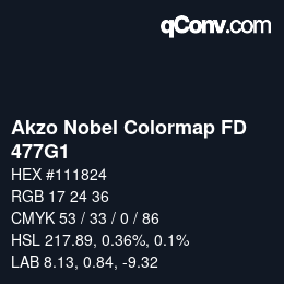 Farbcode: Akzo Nobel Colormap FD - 477G1 | qconv.com