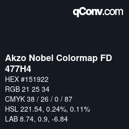 Color code: Akzo Nobel Colormap FD - 477H4 | qconv.com