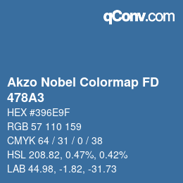 Color code: Akzo Nobel Colormap FD - 478A3 | qconv.com