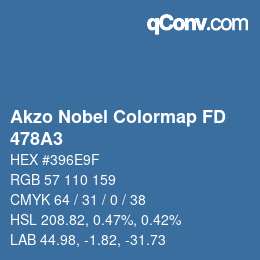 Color code: Akzo Nobel Colormap FD - 478A3 | qconv.com