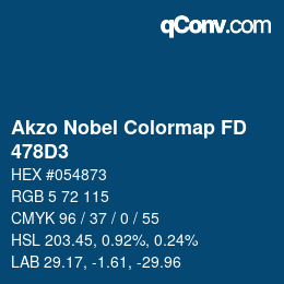 カラーコード: Akzo Nobel Colormap FD - 478D3 | qconv.com
