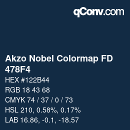 Color code: Akzo Nobel Colormap FD - 478F4 | qconv.com