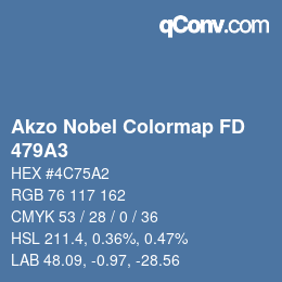 Color code: Akzo Nobel Colormap FD - 479A3 | qconv.com