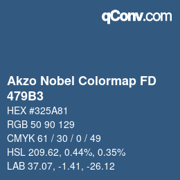 カラーコード: Akzo Nobel Colormap FD - 479B3 | qconv.com
