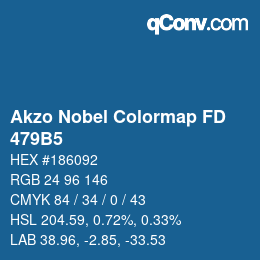 Color code: Akzo Nobel Colormap FD - 479B5 | qconv.com
