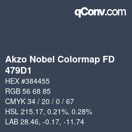 Code couleur: Akzo Nobel Colormap FD - 479D1 | qconv.com
