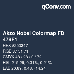 Código de color: Akzo Nobel Colormap FD - 479F1 | qconv.com