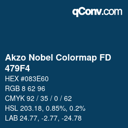 Color code: Akzo Nobel Colormap FD - 479F4 | qconv.com