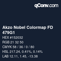 Color code: Akzo Nobel Colormap FD - 479G1 | qconv.com