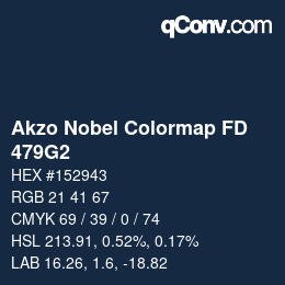 Code couleur: Akzo Nobel Colormap FD - 479G2 | qconv.com