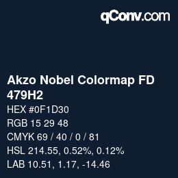 Color code: Akzo Nobel Colormap FD - 479H2 | qconv.com