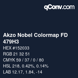 Color code: Akzo Nobel Colormap FD - 479H3 | qconv.com