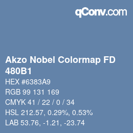 Color code: Akzo Nobel Colormap FD - 480B1 | qconv.com