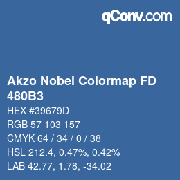 Farbcode: Akzo Nobel Colormap FD - 480B3 | qconv.com