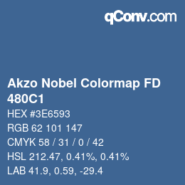 Color code: Akzo Nobel Colormap FD - 480C1 | qconv.com