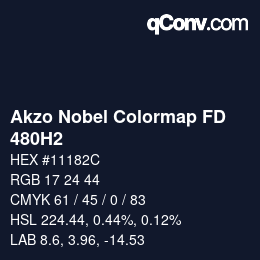 Color code: Akzo Nobel Colormap FD - 480H2 | qconv.com