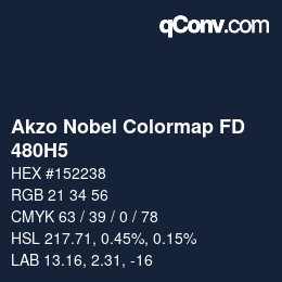 Color code: Akzo Nobel Colormap FD - 480H5 | qconv.com