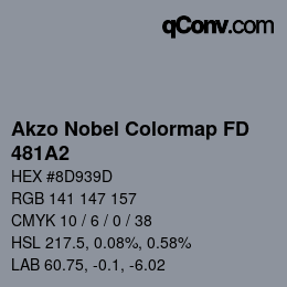 Color code: Akzo Nobel Colormap FD - 481A2 | qconv.com