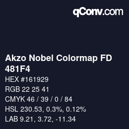 Color code: Akzo Nobel Colormap FD - 481F4 | qconv.com