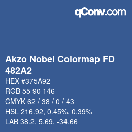 Code couleur: Akzo Nobel Colormap FD - 482A2 | qconv.com