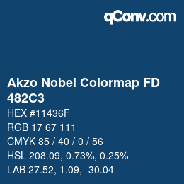 Color code: Akzo Nobel Colormap FD - 482C3 | qconv.com