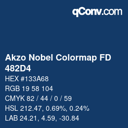 Color code: Akzo Nobel Colormap FD - 482D4 | qconv.com