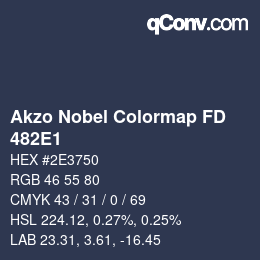 カラーコード: Akzo Nobel Colormap FD - 482E1 | qconv.com