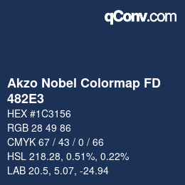 カラーコード: Akzo Nobel Colormap FD - 482E3 | qconv.com