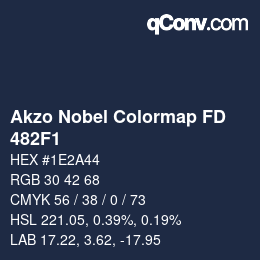 カラーコード: Akzo Nobel Colormap FD - 482F1 | qconv.com