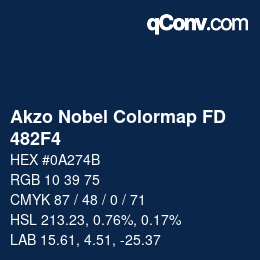 Color code: Akzo Nobel Colormap FD - 482F4 | qconv.com