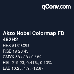 Color code: Akzo Nobel Colormap FD - 482H2 | qconv.com