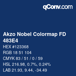 Farbcode: Akzo Nobel Colormap FD - 483E4 | qconv.com