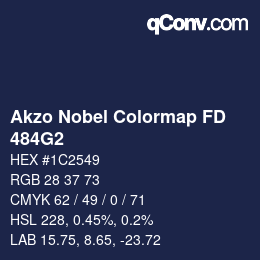 Farbcode: Akzo Nobel Colormap FD - 484G2 | qconv.com