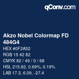 Color code: Akzo Nobel Colormap FD - 484G4 | qconv.com