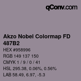 Color code: Akzo Nobel Colormap FD - 487B2 | qconv.com