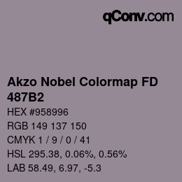 カラーコード: Akzo Nobel Colormap FD - 487B2 | qconv.com