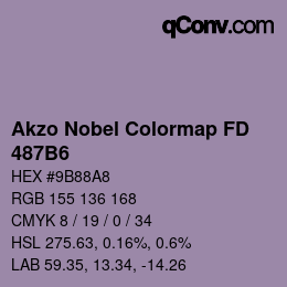 カラーコード: Akzo Nobel Colormap FD - 487B6 | qconv.com