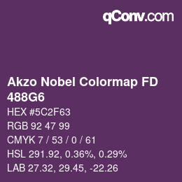 Code couleur: Akzo Nobel Colormap FD - 488G6 | qconv.com