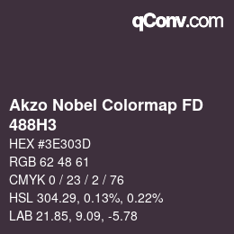 Color code: Akzo Nobel Colormap FD - 488H3 | qconv.com