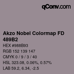 Color code: Akzo Nobel Colormap FD - 489B2 | qconv.com