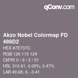 Color code: Akzo Nobel Colormap FD - 489D2 | qconv.com