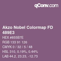 Color code: Akzo Nobel Colormap FD - 489E3 | qconv.com