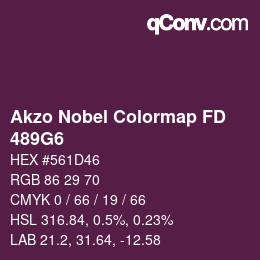 Color code: Akzo Nobel Colormap FD - 489G6 | qconv.com