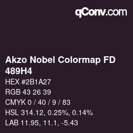 Color code: Akzo Nobel Colormap FD - 489H4 | qconv.com