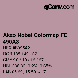 Color code: Akzo Nobel Colormap FD - 490A3 | qconv.com